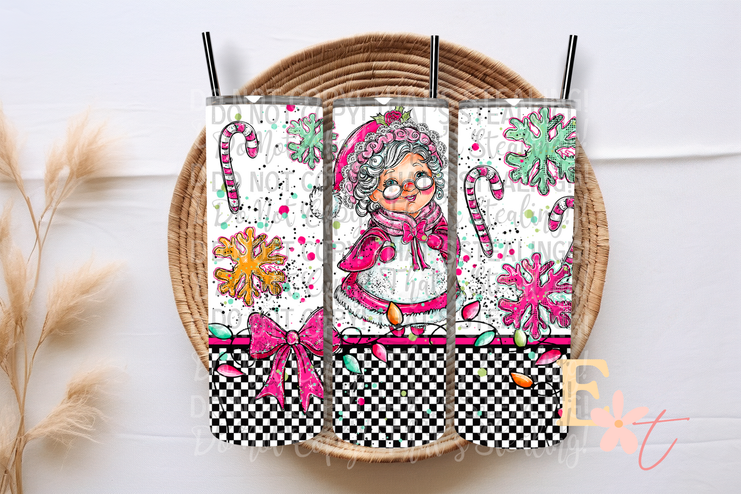 Mrs Clause 20oz Sublimation Wrap