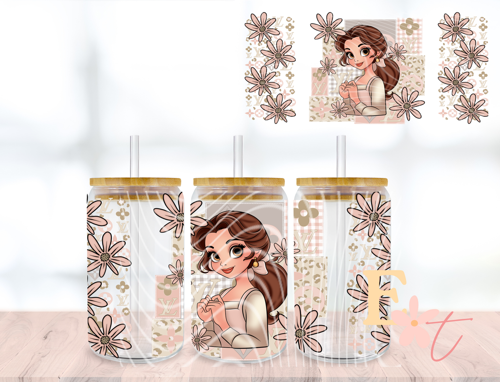 Savage 20oz Tumbler Sublimation Wrap UV DTF wrap for 16oz Libbey glass