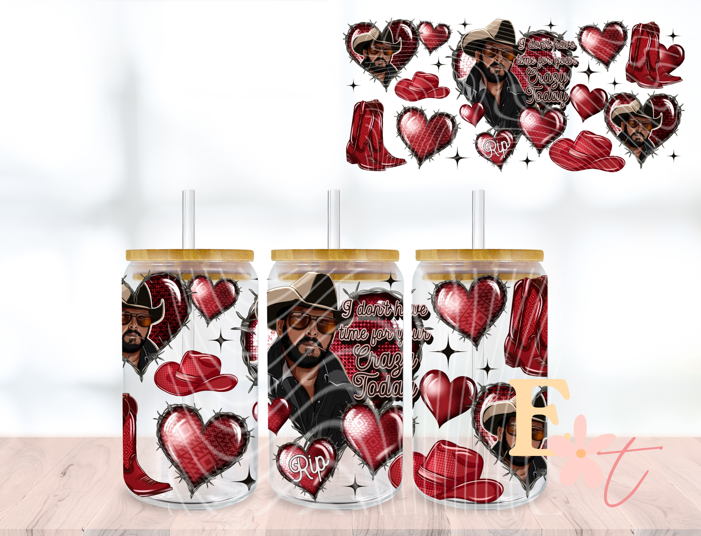 Expensive & Difficult 20oz Tumbler Sublimation Wrap UV DTF wrap for 16oz Libbey glass