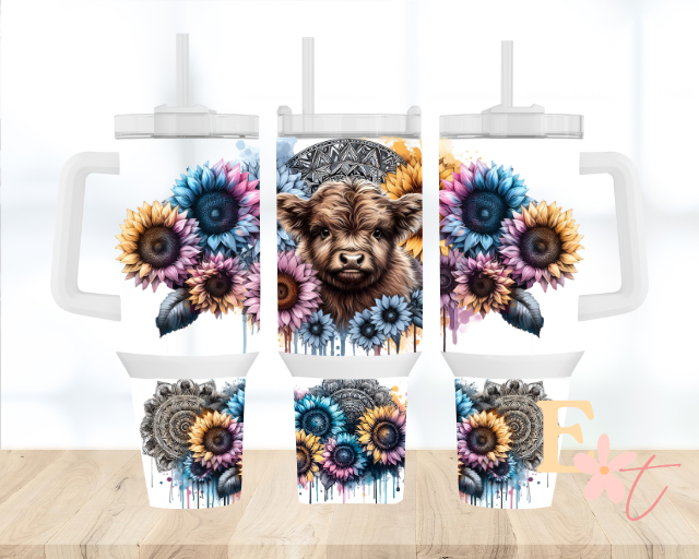 Highland 40oz Tumbler Sublimation Wrap