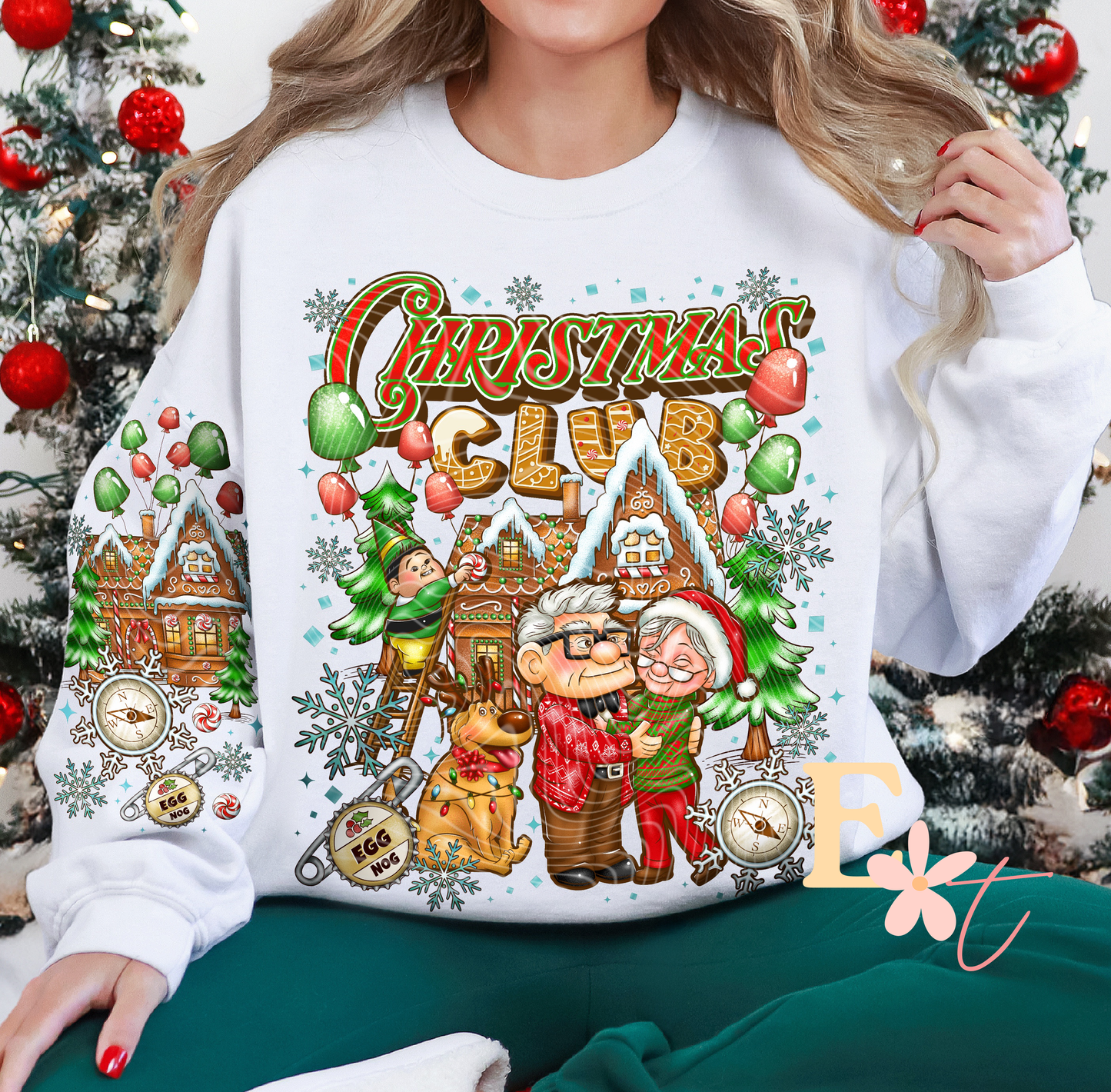 Christmas Club Ready to Press DTF Transfer