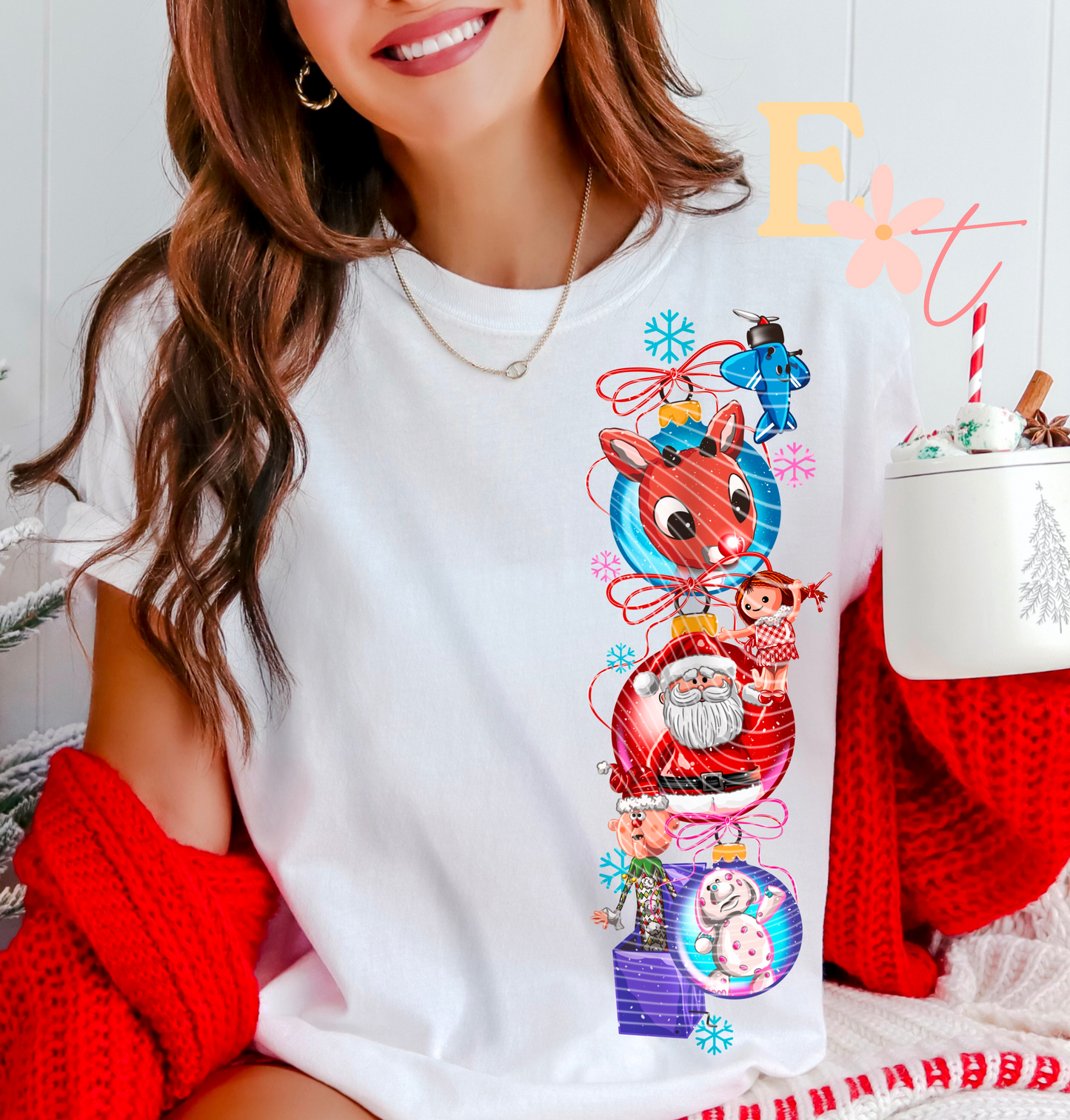 Rudolph Red Nose Ready to Press DTF Transfer