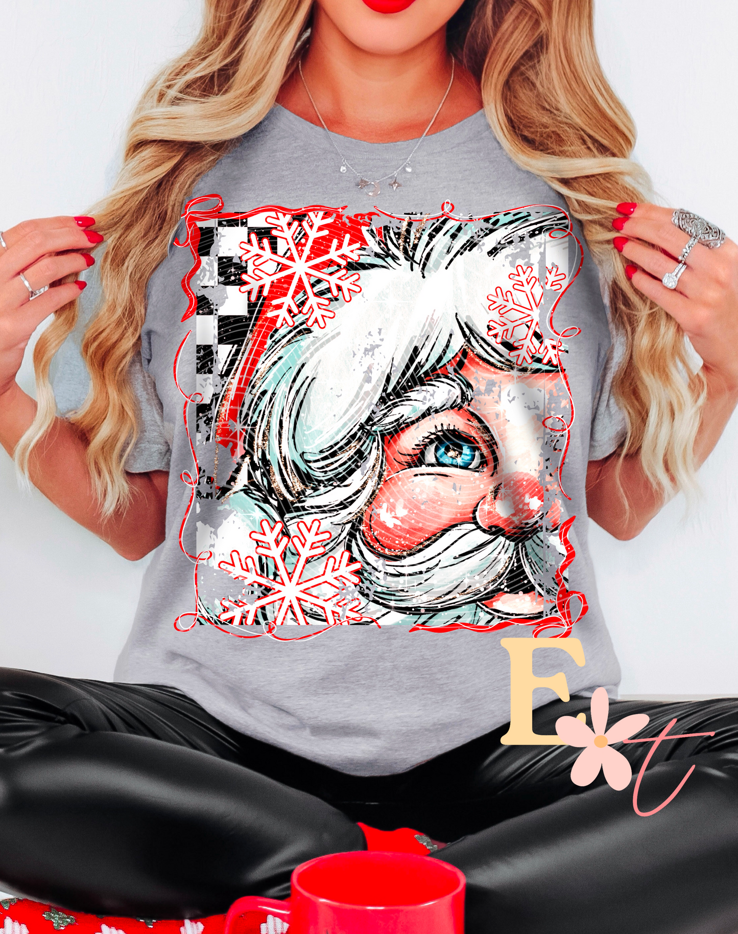 Santa Ready to Press DTF Transfer