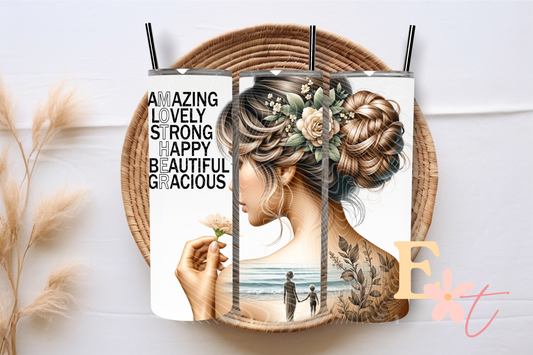 Mother 20oz Tumbler Sublimation Wrap
