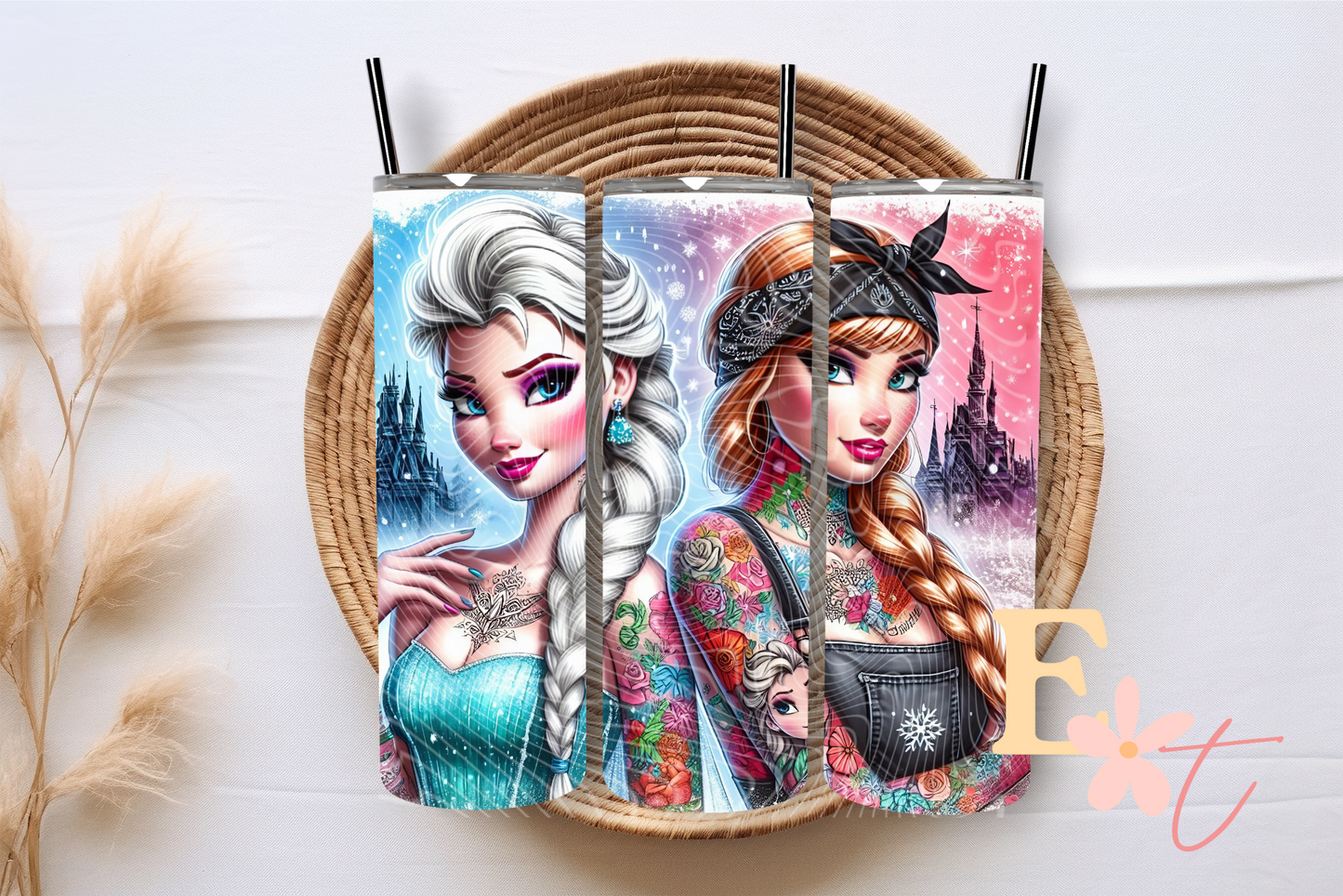 Rebal Sisters 20oz Tumbler Sublimation Wrap
