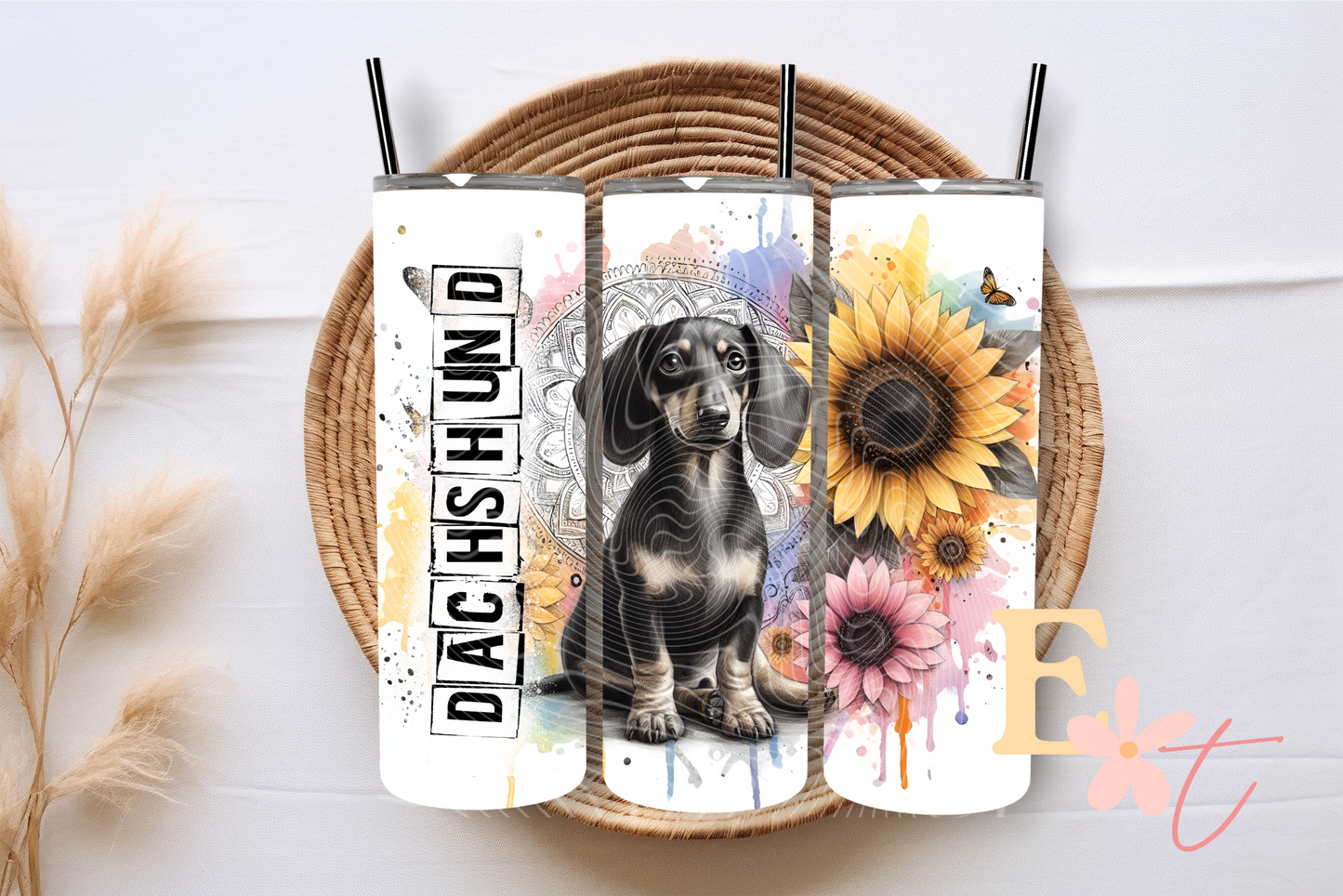 Dachshund 20oz Tumbler Sublimation Wrap
