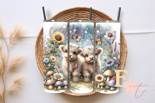 Baby Cows 20oz Tumbler Sublimation Wrap