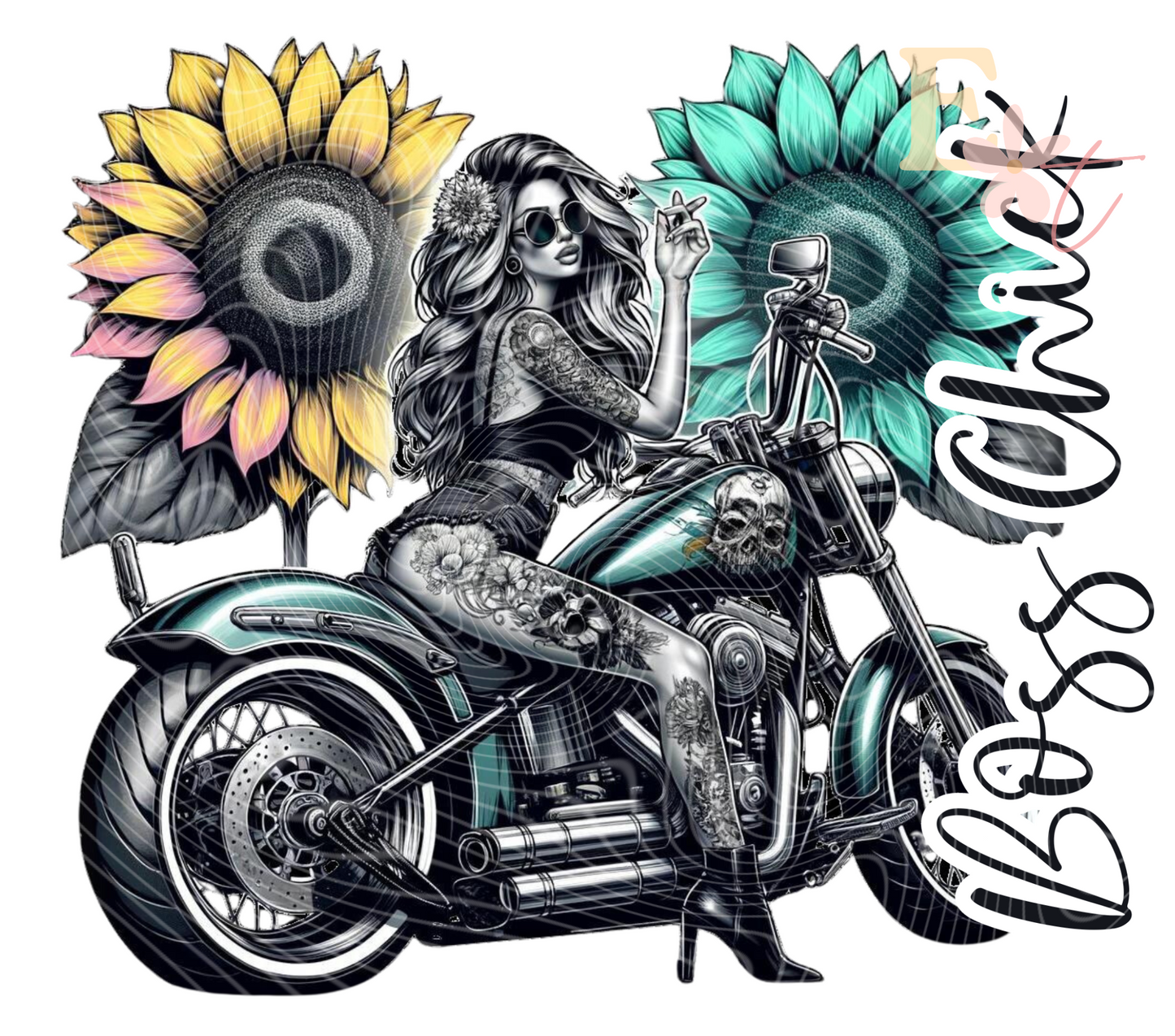 Boss Chick 20oz Tumbler Sublimation Wrap