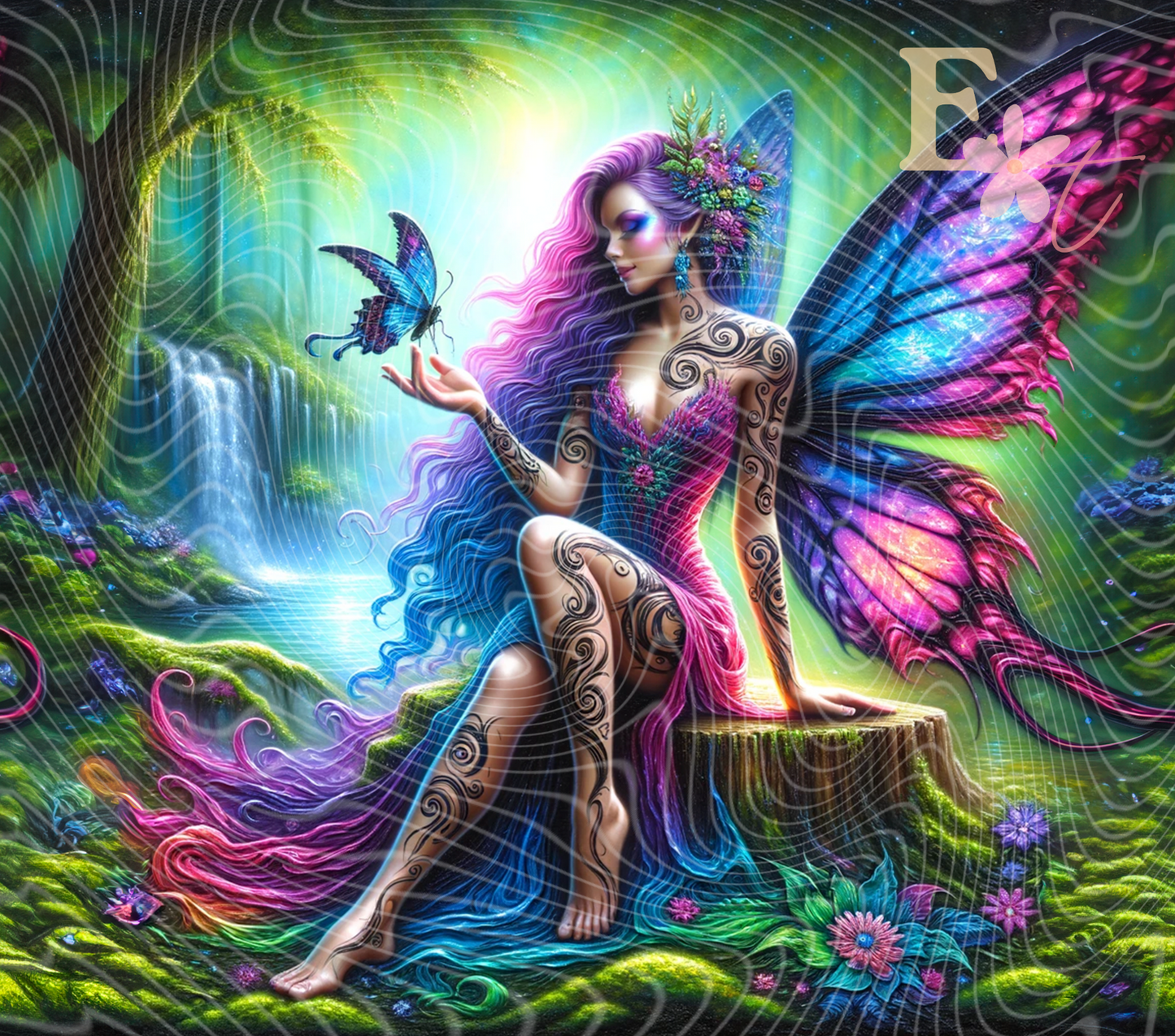 Fairy Girl 20oz Tumbler Sublimation Wrap