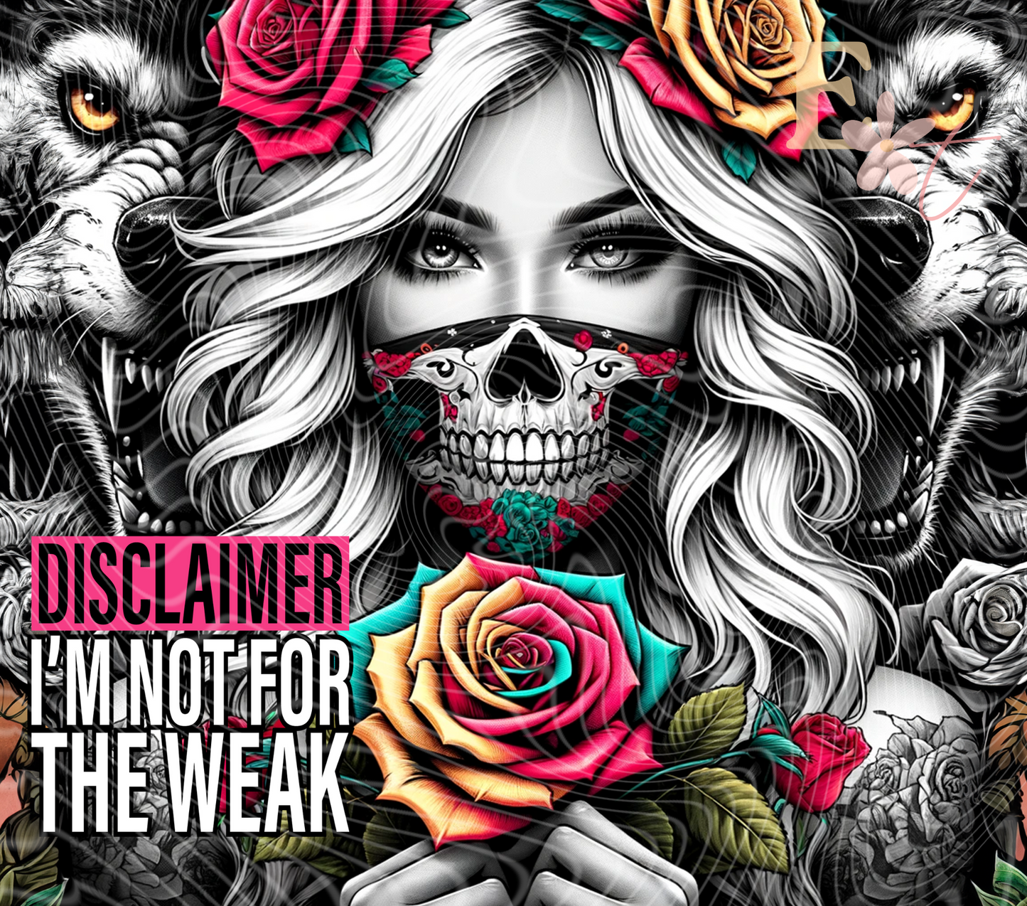 Not For The Weak 20oz Tumbler Sublimation Wrap