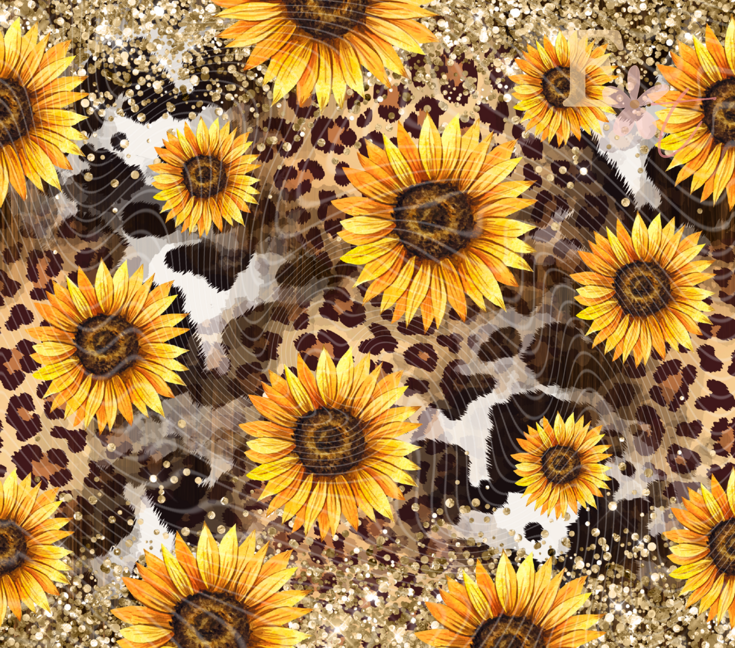 Sunflowers 20oz Tumbler Sublimation Wrap