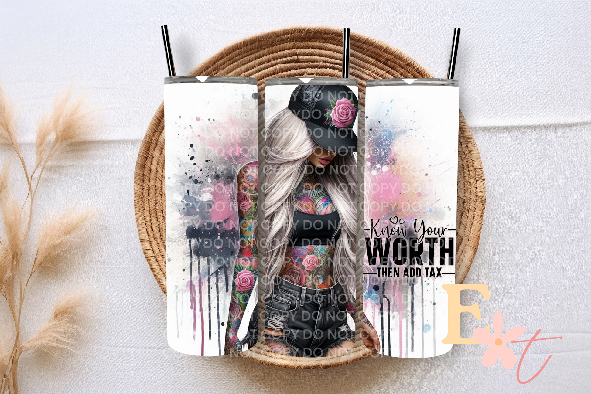 Husky 20oz Tumbler Sublimation Wrap UV DTF wrap for 16oz Libbey glass