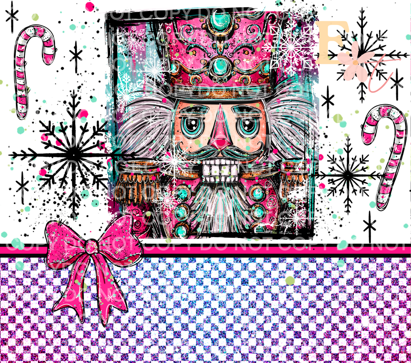 Nutcracker 20oz Sublimation Wrap