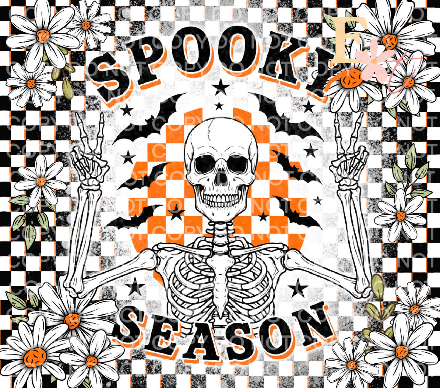 Spooky Season 20oz Tumbler Sublimation Wrap