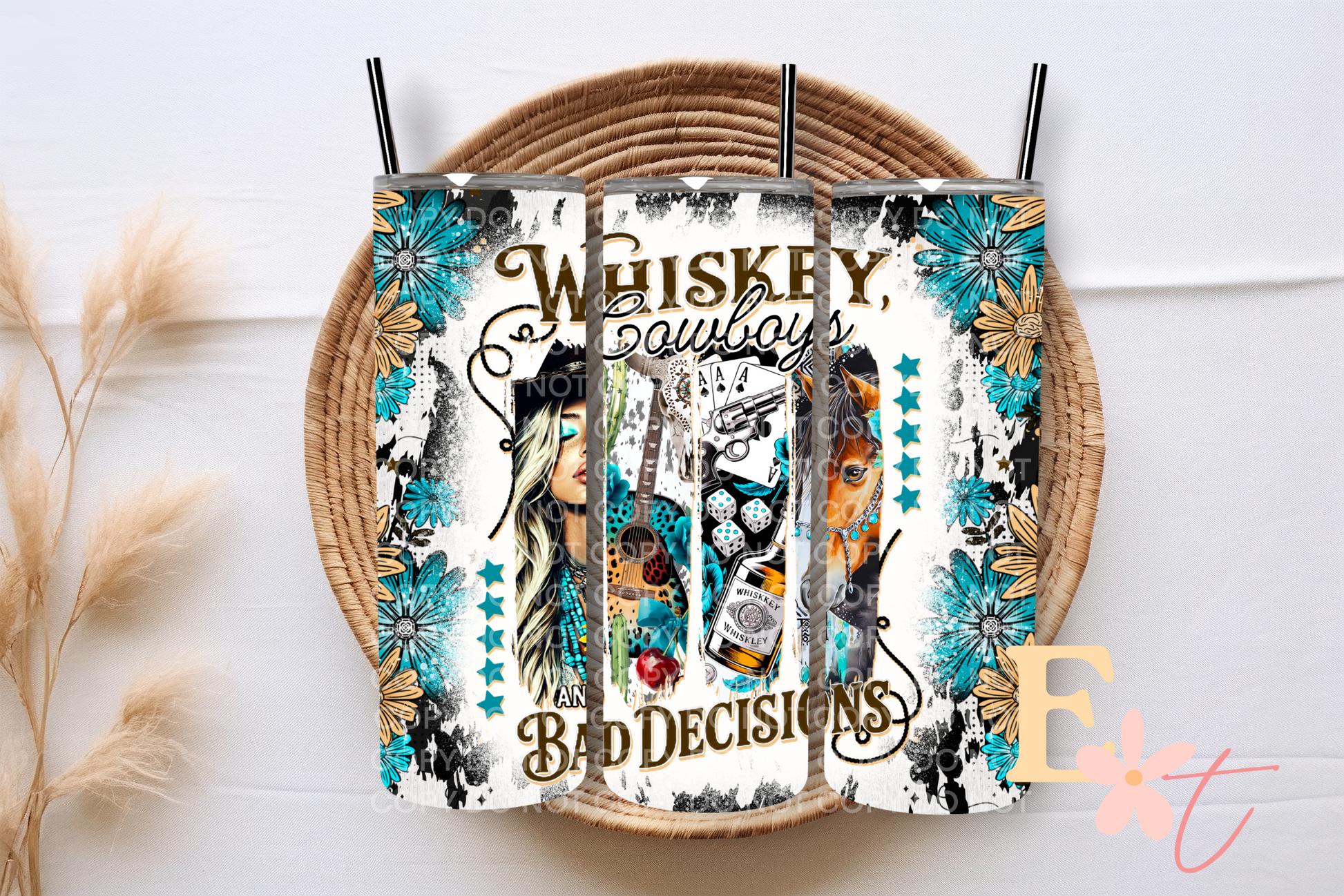 Design 8 12oz Tumbler Sublimation Wrap UV DTF wrap for 16oz Libbey glass