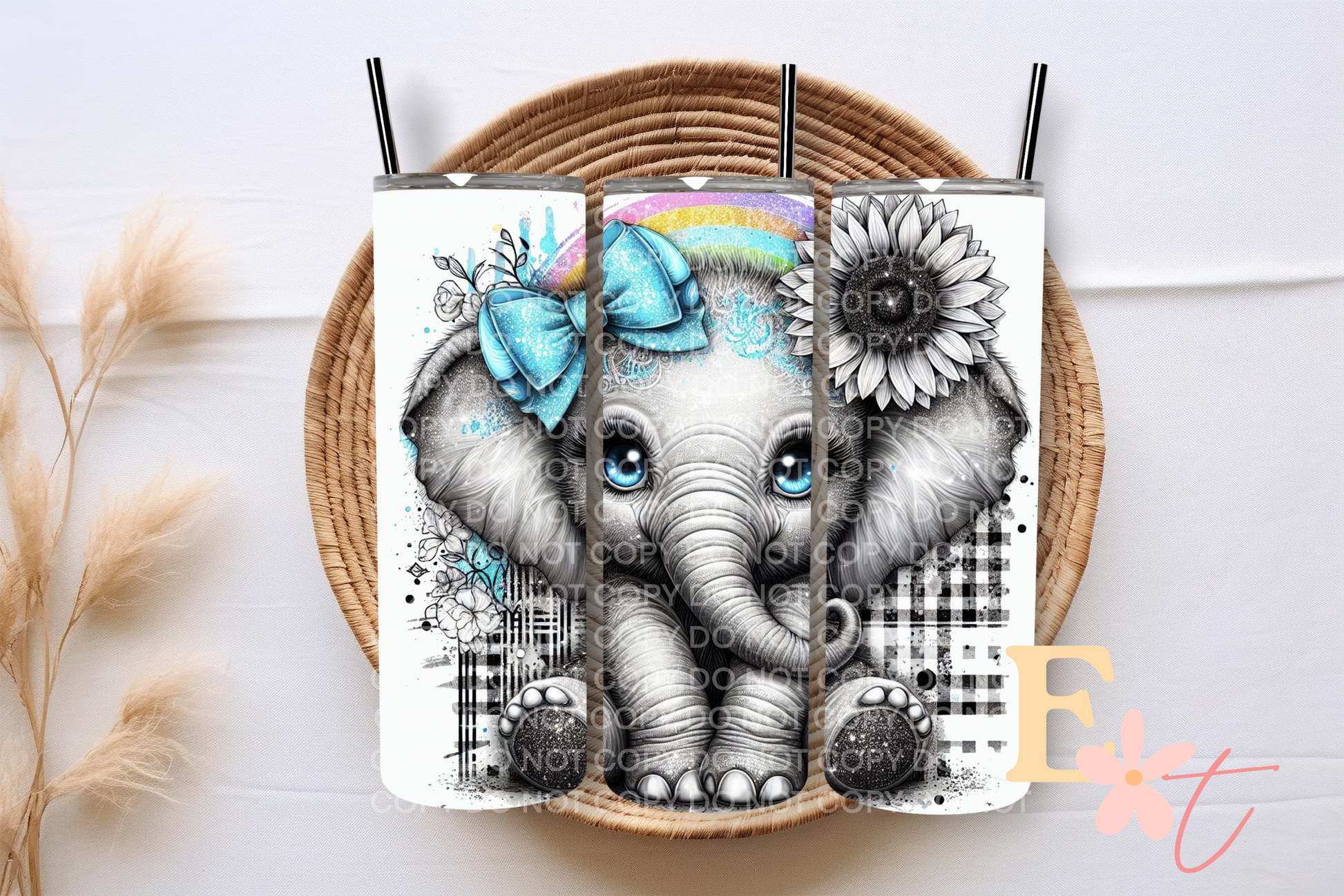 Stamp #18 UV DTF wrap for 16oz Libbey glass