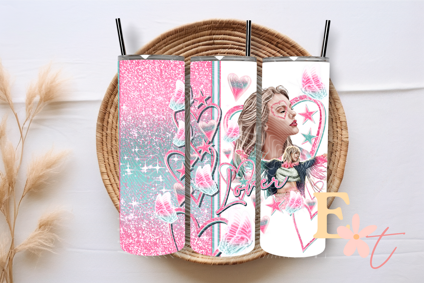 Mama Life Embroidered Sweatshirt UV DTF wrap for 16oz Libbey glass