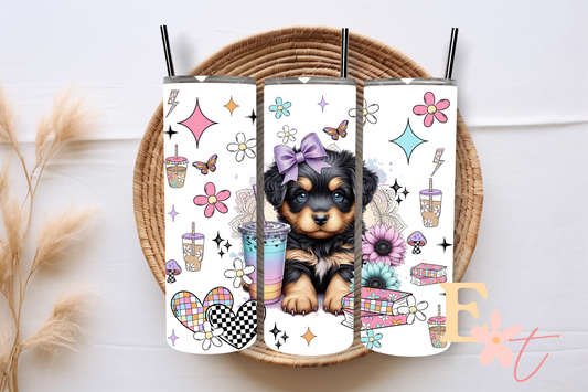 Stamp #4 UV DTF wrap for 16oz Libbey glass