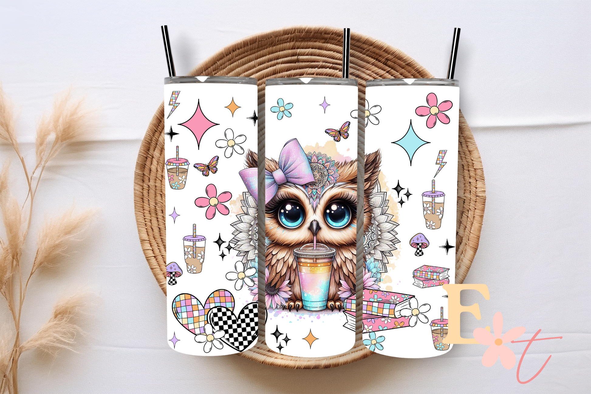 Alice Girl UV DTF wrap for 16oz Libbey glass