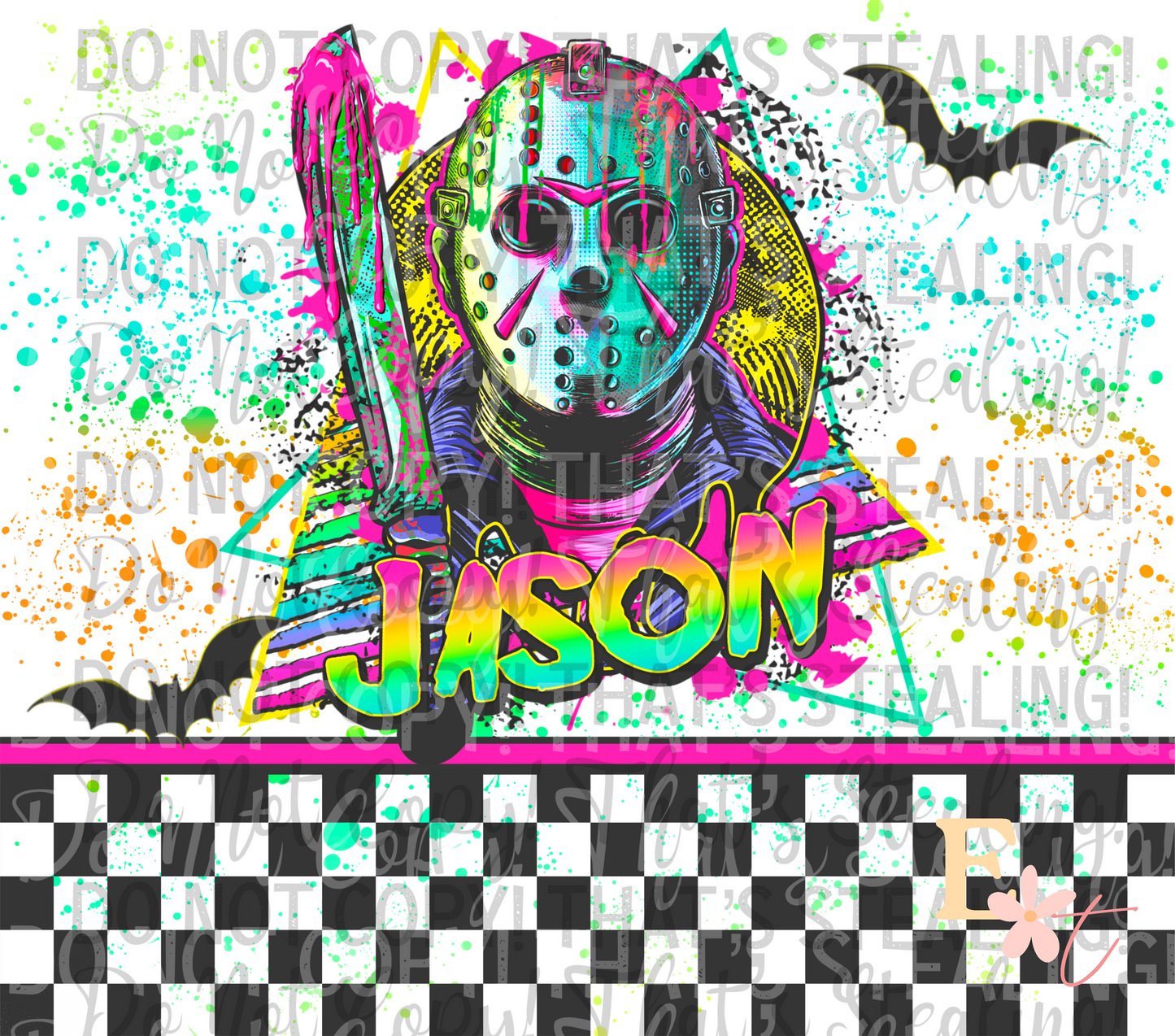 Jason 20oz Tumbler Sublimation Wrap