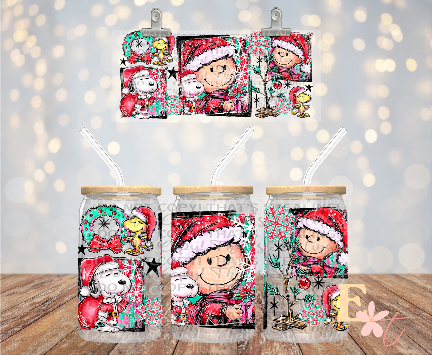 Charlie B 16oz UV DTF Wrap