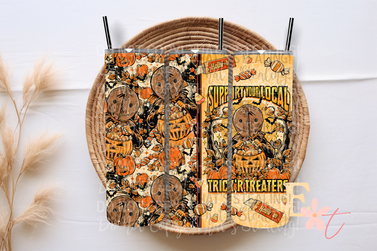 Trick or Treat 20oz Tumbler Sublimation Wrap