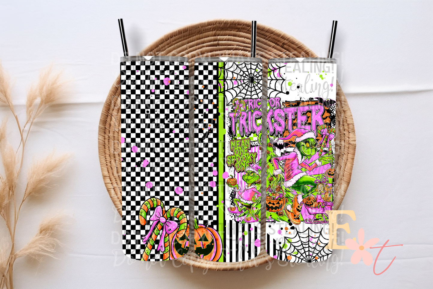 Halloween Trickster 20oz Tumbler Sublimation Wrap