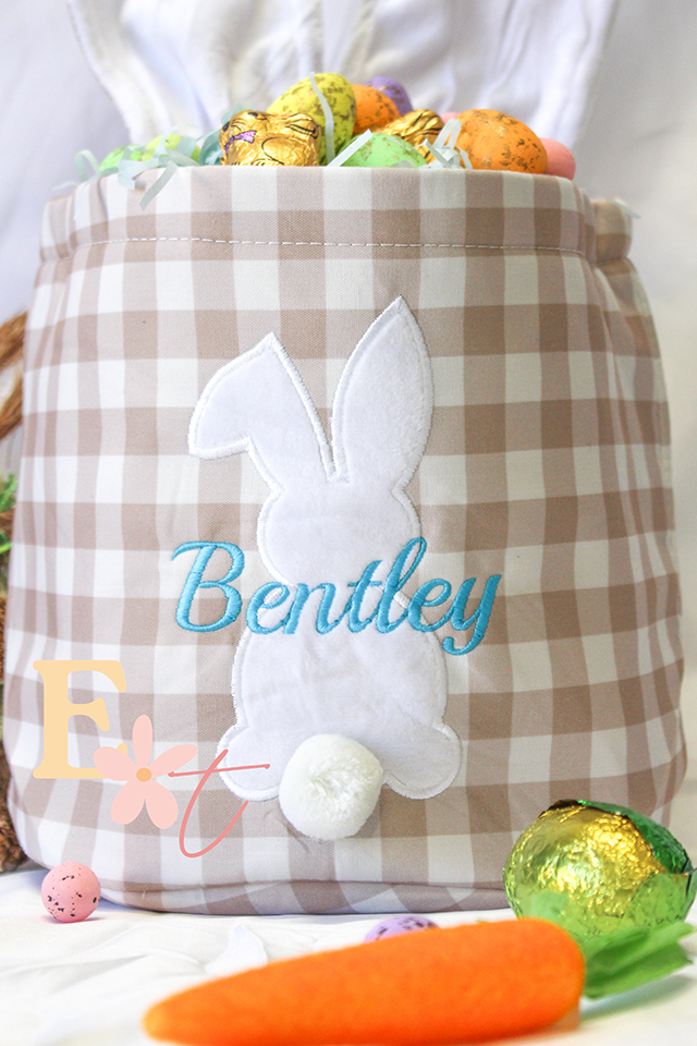 Easter Bunny Personalised Basket