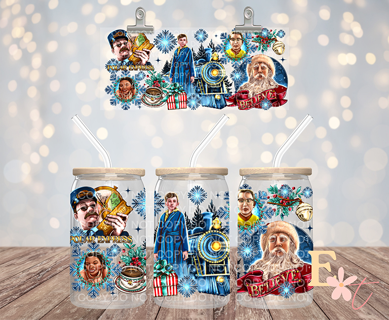 Polar Express 16oz UV DTF