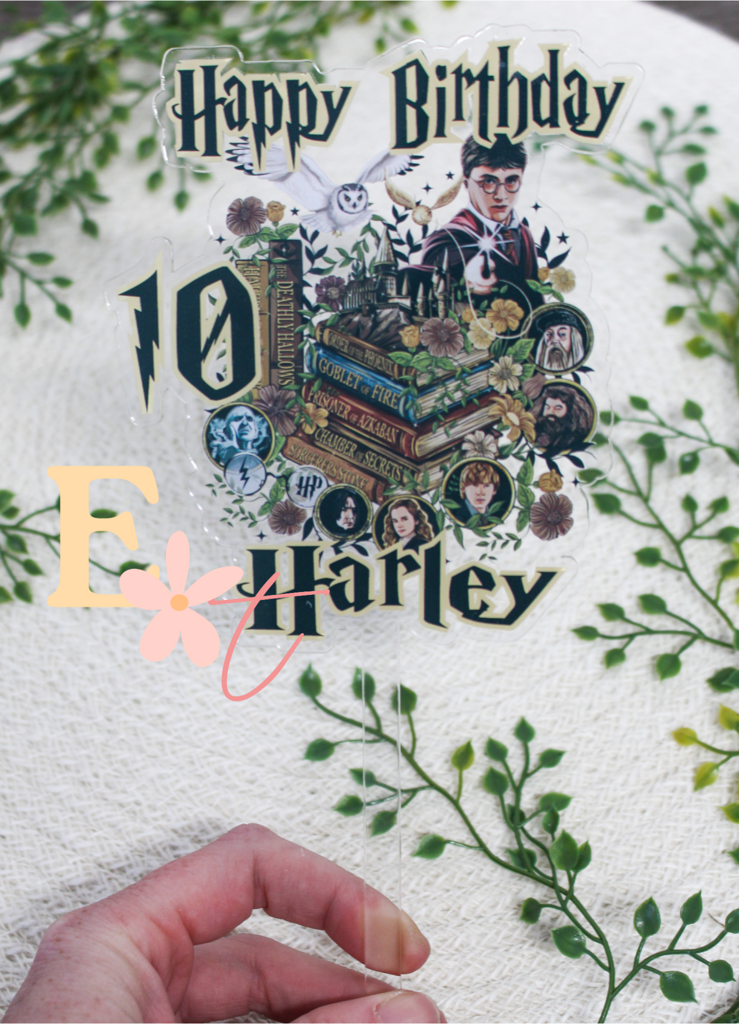 Wizard UV Printed Cake Topper
