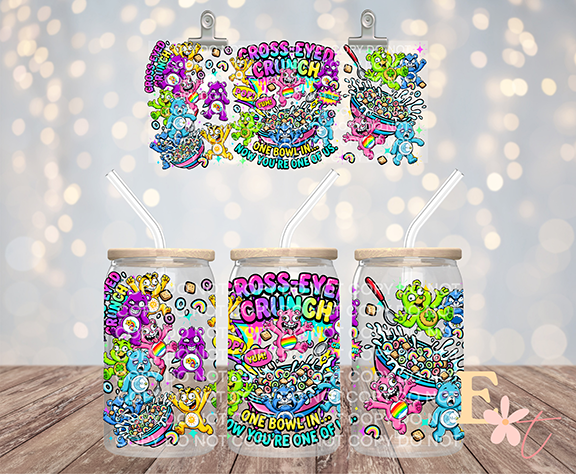 Rainbow Crunch 16oz UV DTF Wrap