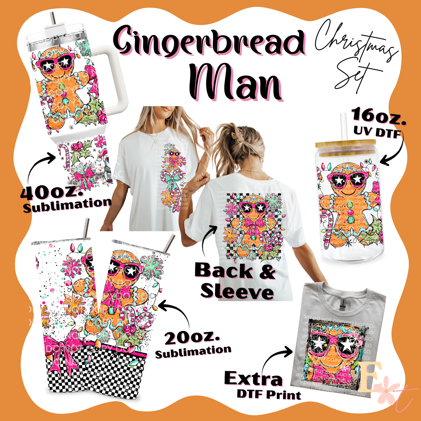 Gingerbread Man Bundle Set