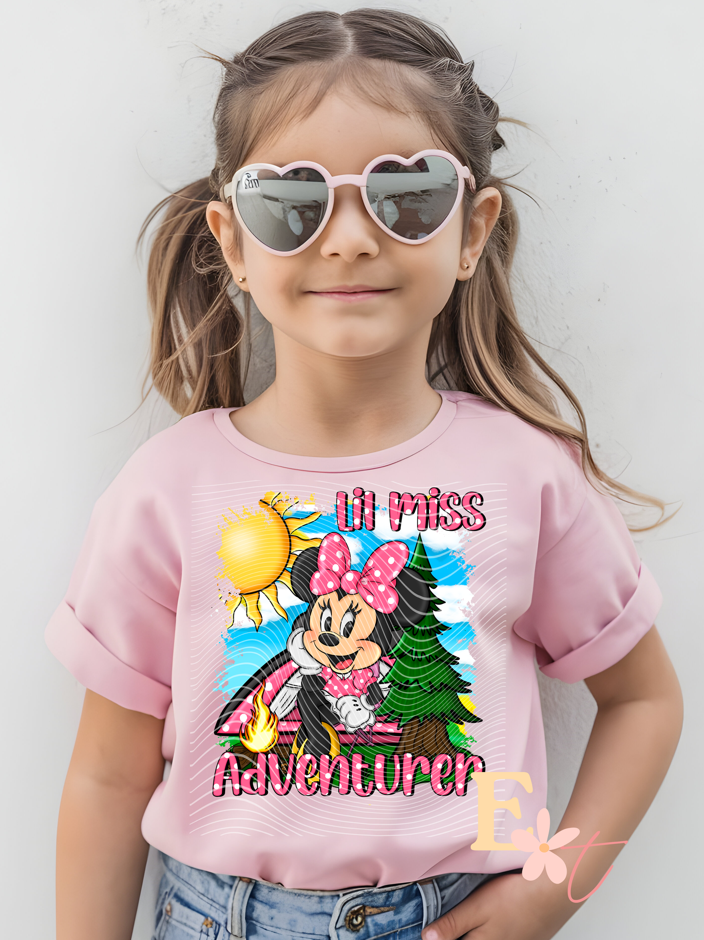 Little Adventurer Ready to Press DTF Transfer
