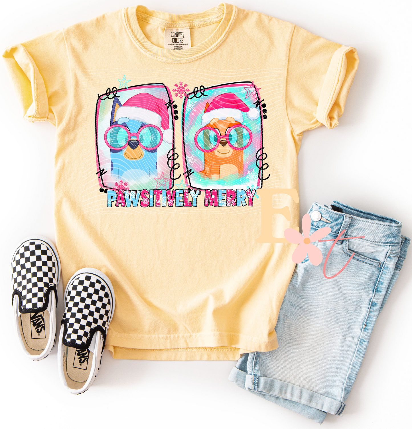 Blue Ready to Press DTF Transfer