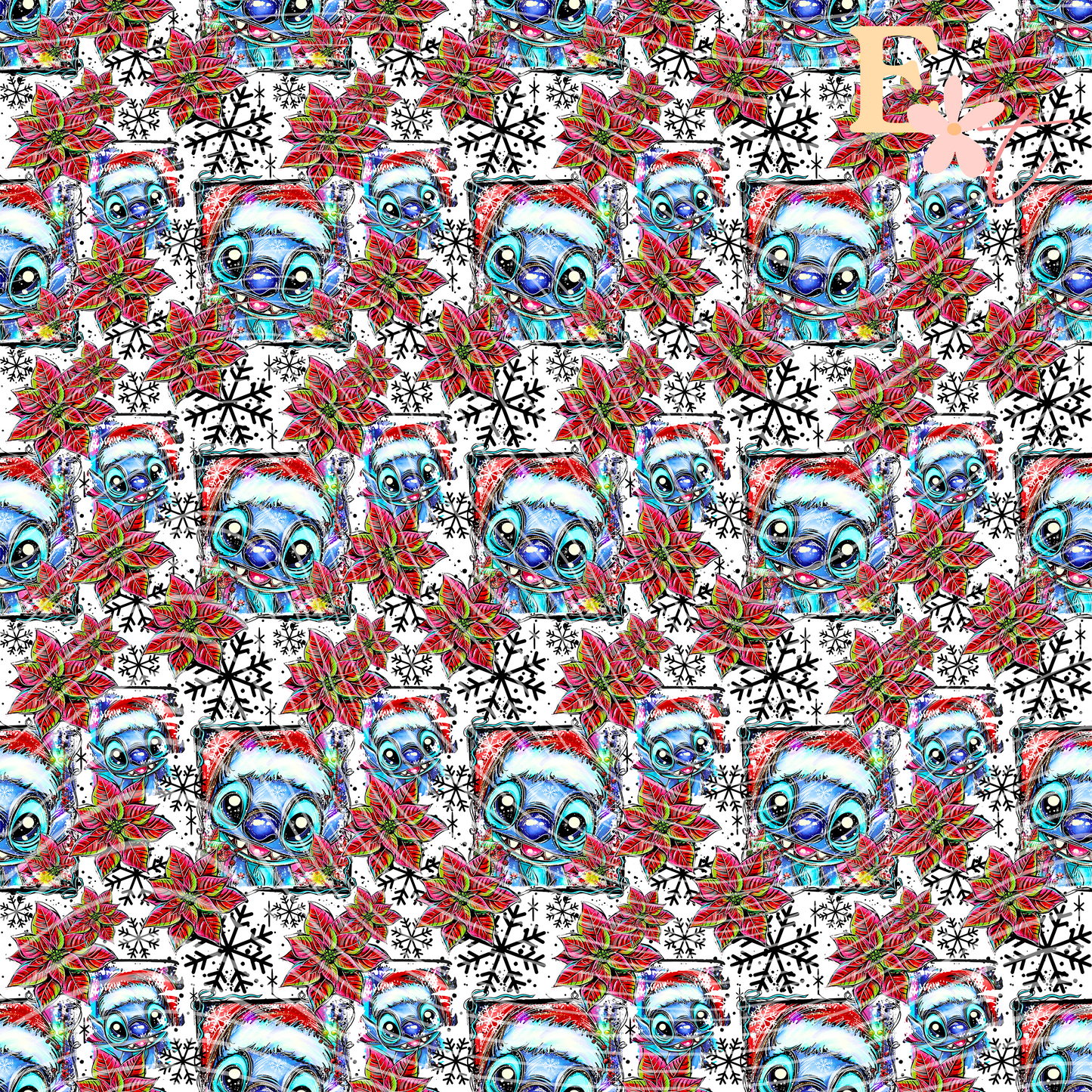 Blue Guy Seamless Pattern