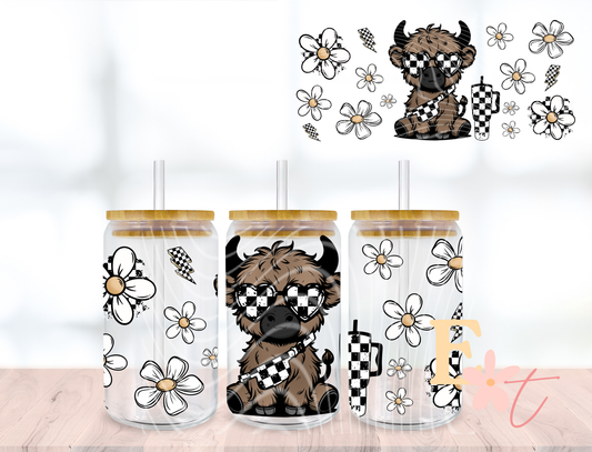 Love Me Like Beth 20oz Tumbler Sublimation Wrap UV DTF wrap for 16oz Libbey glass