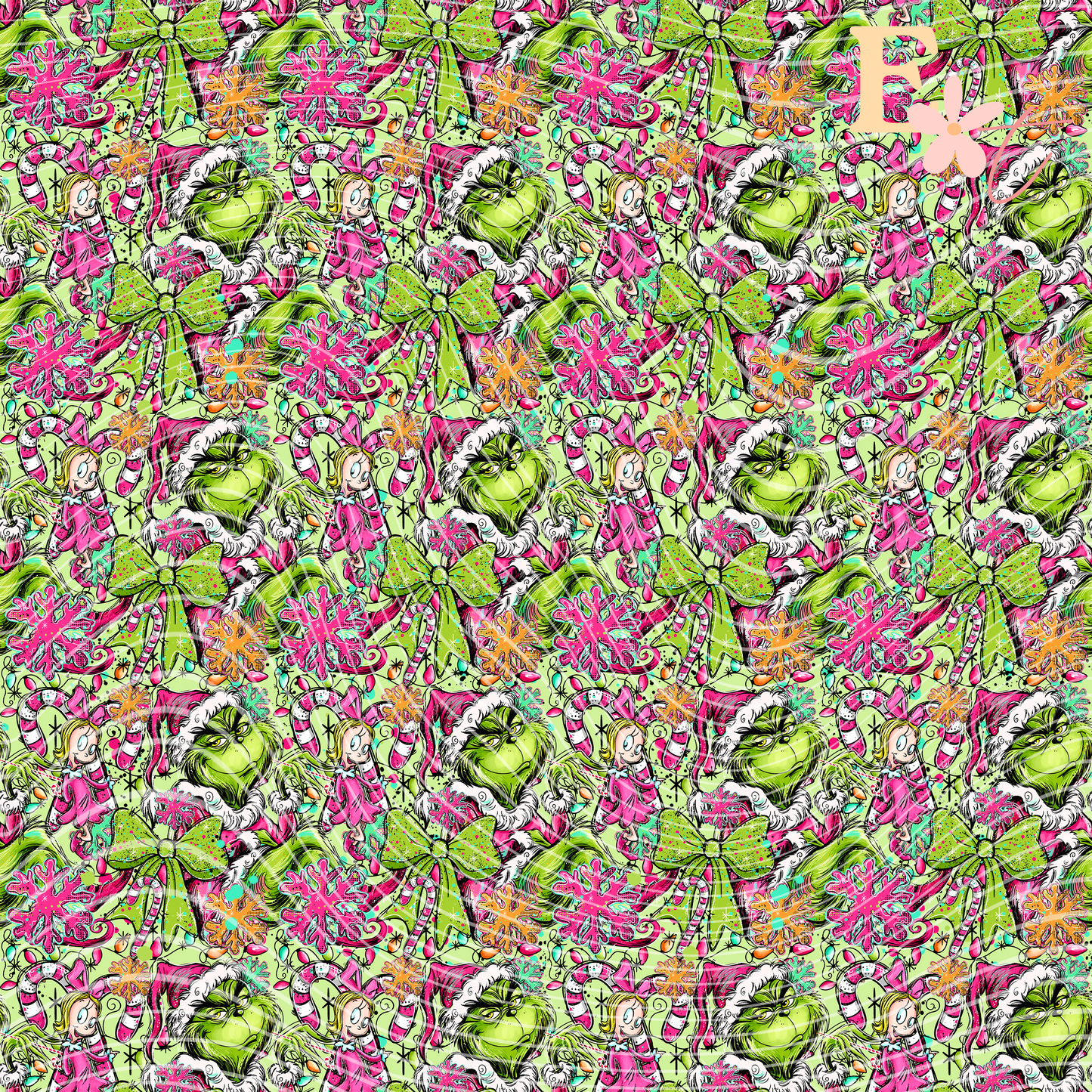 Green Guy Seamless Pattern