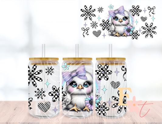 Rebel Cowgirl 20oz Tumbler Sublimation Wrap UV DTF wrap for 16oz Libbey glass