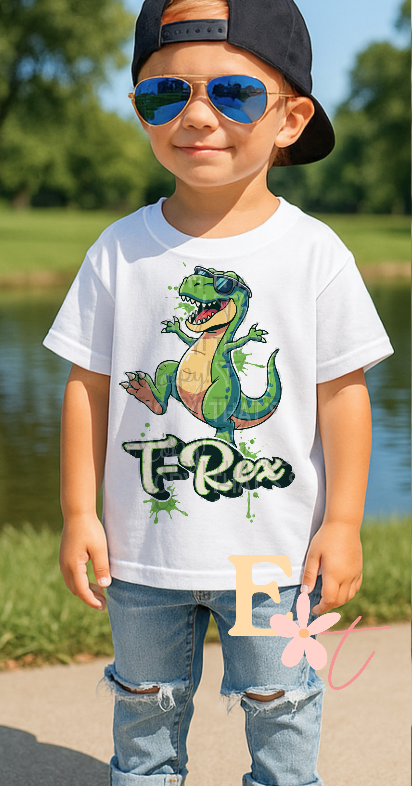 T Rex Ready to Press DTF Transfer