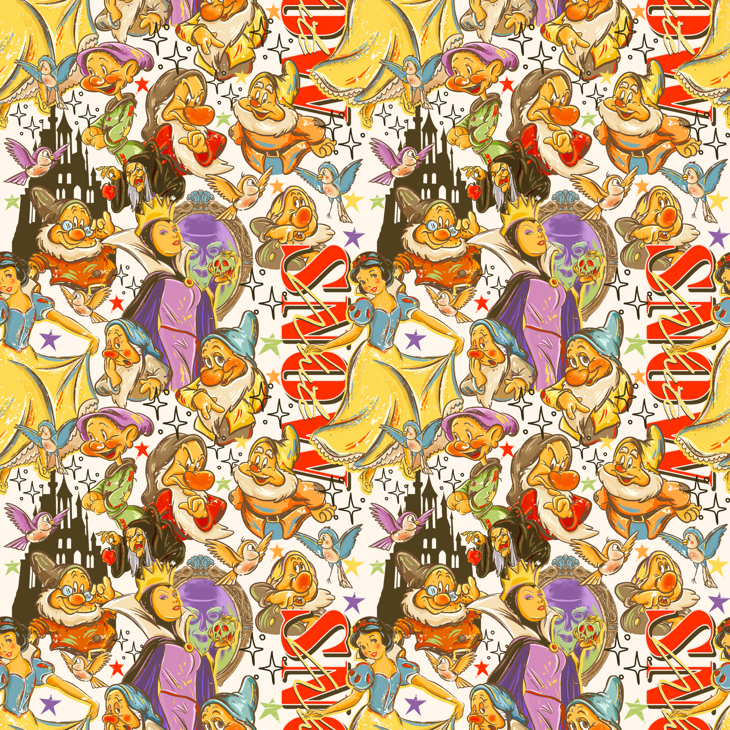 Snow Seamless Pattern