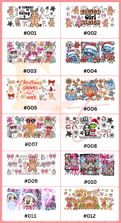 Choose Your Free UV DTF Wraps