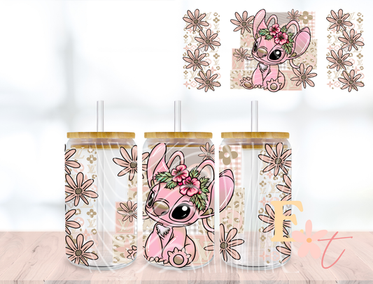 Cow & Girl 20oz Tumbler Sublimation Wrap UV DTF wrap for 16oz Libbey glass
