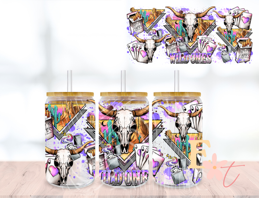 Wild Ones 16oz Libbey UV DTF Wrap