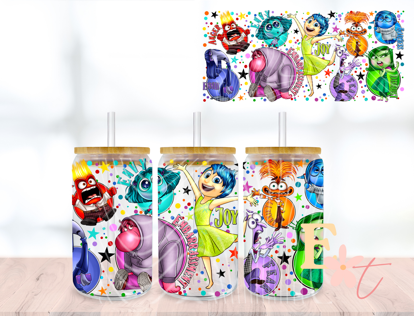 Stencil Horse 20oz Tumbler Sublimation Wrap UV DTF wrap for 16oz Libbey glass
