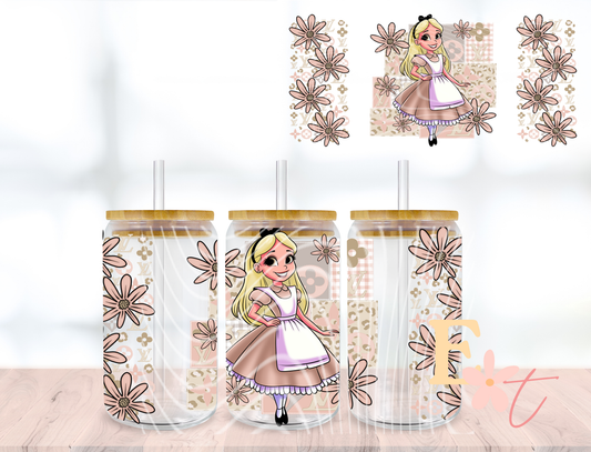 BW Hustle 20oz Tumbler Sublimation Wrap UV DTF wrap for 16oz Libbey glass