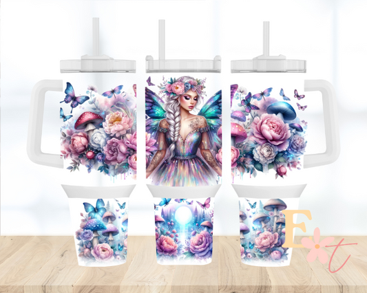 Fairy 40oz Tumbler Sublimation Wrap