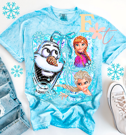 Ice & Snowman Ready to Press DTF Transfer