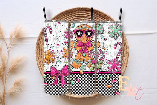 Gingerbread Man 20oz Sublimation Wrap