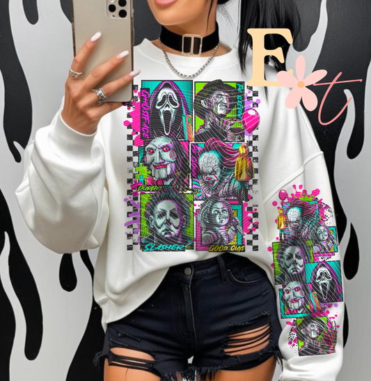 Horror Squad Ready to Press DTF Transfer