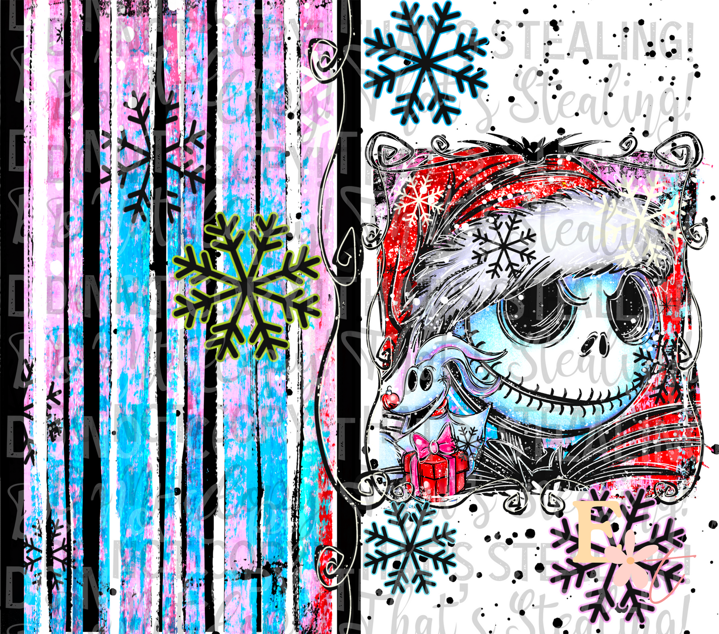 Nightmare Christmas 20oz Sublimation Wrap